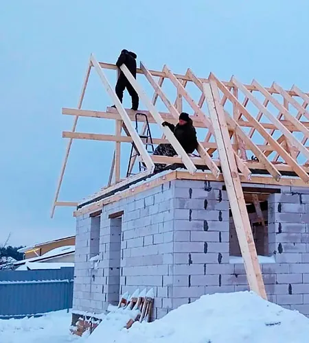 Установка новой крыши для дома