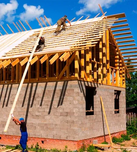 Строительство крыши